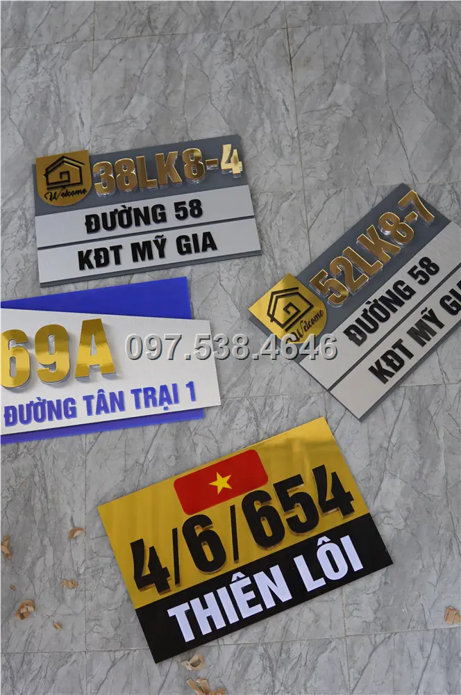 Biển Số Nhà Đẹp Hiện Đại tại Hà Giang, Kích Thước 30x20, Số Nổi 8mm, Chữ Nổi 2mm, Chất Liệu Mica, Alu , Mực Uv, Làm Theo Yêu Cầu, Miễn Phí Thiết Kế Và Miễn Phí Vận Chuyển Tận Nhà 11 Biển Số Nhà Đẹp Hiện Đại tại Hà Giang, Kích Thước 30x20, Số Nổi 8mm, Chữ Nổi 2mm, Chất Liệu Mica, Alu , Mực Uv, Làm Theo Yêu Cầu, Miễn Phí Thiết Kế Và Miễn Phí Vận Chuyển Tận Nhà - Ảnh 11