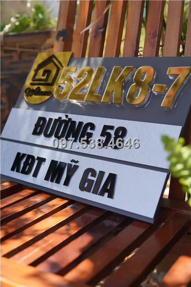 Biển Số Nhà Đẹp Hiện Đại tại Hà Giang, Kích Thước 30x20, Số Nổi 8mm, Chữ Nổi 2mm, Chất Liệu Mica, Alu , Mực Uv, Làm Theo Yêu Cầu, Miễn Phí Thiết Kế Và Miễn Phí Vận Chuyển Tận Nhà 3 Biển Số Nhà Đẹp Hiện Đại tại Hà Giang, Kích Thước 30x20, Số Nổi 8mm, Chữ Nổi 2mm, Chất Liệu Mica, Alu , Mực Uv, Làm Theo Yêu Cầu, Miễn Phí Thiết Kế Và Miễn Phí Vận Chuyển Tận Nhà - Ảnh 3