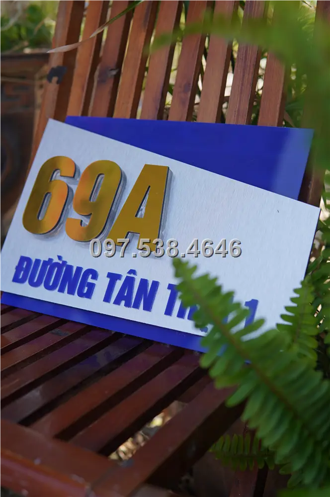 Biển Số Nhà Đẹp Hiện Đại tại Hạ Long (Quảng Ninh), Kích Thước 30x20, Số Nổi 8mm, Chữ Nổi 2mm, Chất Liệu Mica, Alu , Mực Uv, Làm Theo Yêu Cầu, Miễn Phí Thiết Kế Và Miễn Phí Vận Chuyển Tận Nhà 4 Biển Số Nhà Đẹp Hiện Đại tại Hạ Long (Quảng Ninh), Kích Thước 30x20, Số Nổi 8mm, Chữ Nổi 2mm, Chất Liệu Mica, Alu , Mực Uv, Làm Theo Yêu Cầu, Miễn Phí Thiết Kế Và Miễn Phí Vận Chuyển Tận Nhà - Ảnh 4