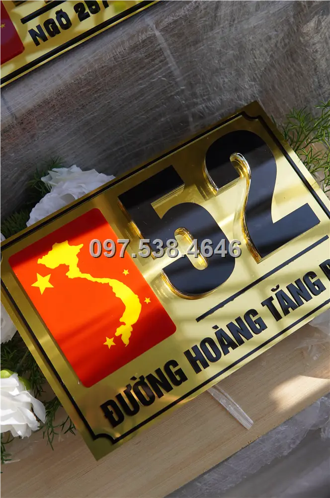 Biển Số Nhà Đẹp Hiện Đại tại Hà Tiên (Kiên Giang) Kích Thước 30x20, Số Nổi 8mm, Chữ Nổi 2mm, Chất Liệu Mica, Alu , Mực Uv, Làm Theo Yêu Cầu, Miễn Phí Thiết Kế Và Miễn Phí Vận Chuyển Tận Nhà 9 Biển Số Nhà Đẹp Hiện Đại tại Hà Tiên (Kiên Giang) Kích Thước 30x20, Số Nổi 8mm, Chữ Nổi 2mm, Chất Liệu Mica, Alu , Mực Uv, Làm Theo Yêu Cầu, Miễn Phí Thiết Kế Và Miễn Phí Vận Chuyển Tận Nhà - Ảnh 9