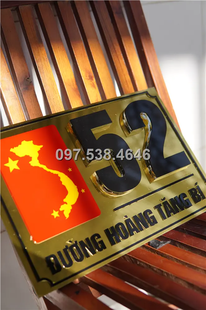 Biển Số Nhà Đẹp Hiện Đại tại Hà Tiên (Kiên Giang) Kích Thước 30x20, Số Nổi 8mm, Chữ Nổi 2mm, Chất Liệu Mica, Alu , Mực Uv, Làm Theo Yêu Cầu, Miễn Phí Thiết Kế Và Miễn Phí Vận Chuyển Tận Nhà 1 Biển Số Nhà Đẹp Hiện Đại tại Hà Tiên (Kiên Giang) Kích Thước 30x20, Số Nổi 8mm, Chữ Nổi 2mm, Chất Liệu Mica, Alu , Mực Uv, Làm Theo Yêu Cầu, Miễn Phí Thiết Kế Và Miễn Phí Vận Chuyển Tận Nhà