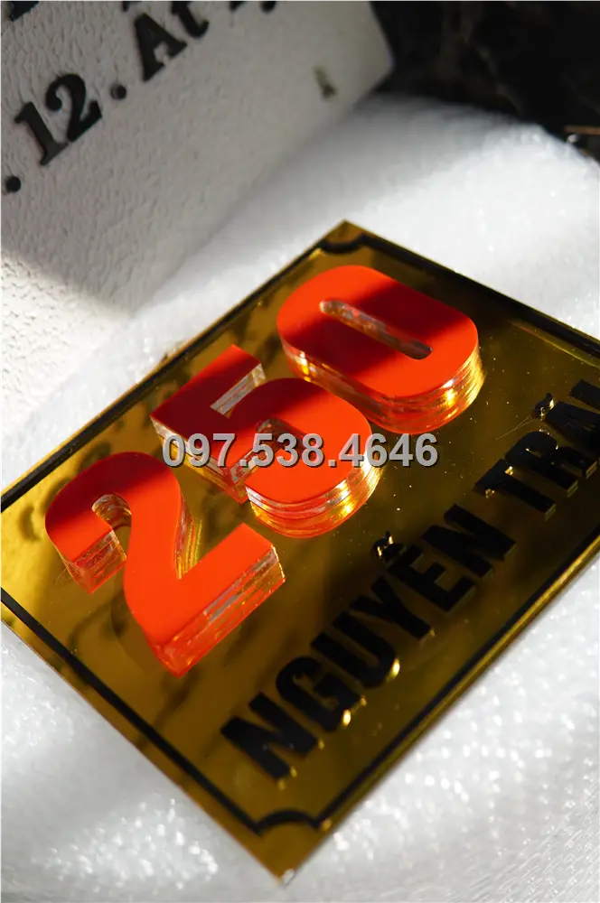 Biển Số Nhà Đẹp Hiện Đại tại Hội An (Quảng Nam), Kích Thước 30x20, Số Nổi 8mm, Chữ Nổi 2mm, Chất Liệu Mica, Alu , Mực Uv, Làm Theo Yêu Cầu, Miễn Phí Thiết Kế Và Miễn Phí Vận Chuyển Tận Nhà 4 Biển Số Nhà Đẹp Hiện Đại tại Hội An (Quảng Nam), Kích Thước 30x20, Số Nổi 8mm, Chữ Nổi 2mm, Chất Liệu Mica, Alu , Mực Uv, Làm Theo Yêu Cầu, Miễn Phí Thiết Kế Và Miễn Phí Vận Chuyển Tận Nhà - Ảnh 4