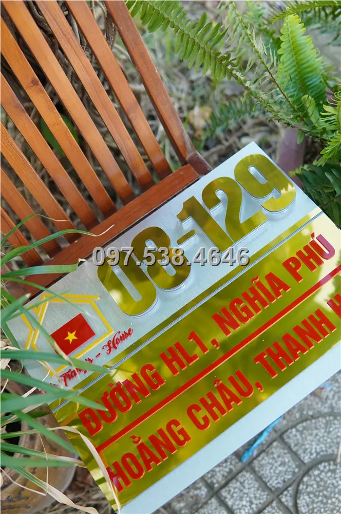 Biển Số Nhà Đẹp Hiện Đại tại Hải Dương , Kích Thước 30x20, Số Nổi 8mm, Chữ Nổi 2mm, Chất Liệu Mica, Alu , Mực Uv, Làm Theo Yêu Cầu, Miễn Phí Thiết Kế Và Miễn Phí Vận Chuyển Tận Nhà 13 Biển Số Nhà Đẹp Hiện Đại tại Hải Dương
, Kích Thước 30x20, Số Nổi 8mm, Chữ Nổi 2mm, Chất Liệu Mica, Alu , Mực Uv, Làm Theo Yêu Cầu, Miễn Phí Thiết Kế Và Miễn Phí Vận Chuyển Tận Nhà - Ảnh 13