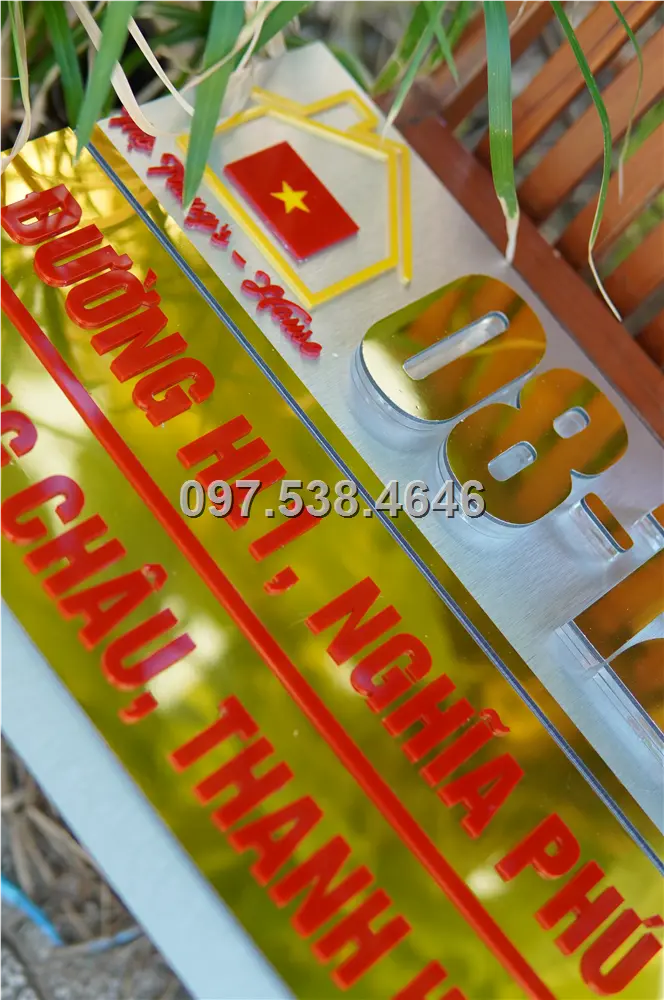 Biển Số Nhà Đẹp Hiện Đại tại Hải Dương , Kích Thước 30x20, Số Nổi 8mm, Chữ Nổi 2mm, Chất Liệu Mica, Alu , Mực Uv, Làm Theo Yêu Cầu, Miễn Phí Thiết Kế Và Miễn Phí Vận Chuyển Tận Nhà 3 Biển Số Nhà Đẹp Hiện Đại tại Hải Dương
, Kích Thước 30x20, Số Nổi 8mm, Chữ Nổi 2mm, Chất Liệu Mica, Alu , Mực Uv, Làm Theo Yêu Cầu, Miễn Phí Thiết Kế Và Miễn Phí Vận Chuyển Tận Nhà - Ảnh 3