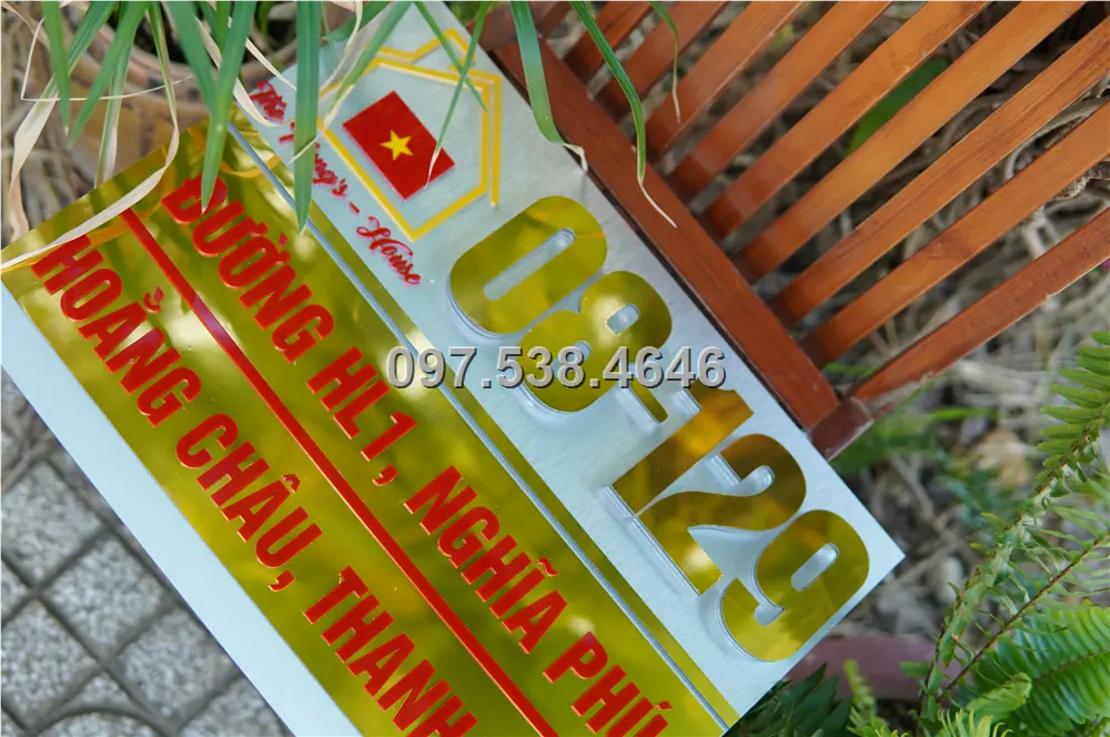 Biển Số Nhà Đẹp Hiện Đại tại Hải Dương , Kích Thước 30x20, Số Nổi 8mm, Chữ Nổi 2mm, Chất Liệu Mica, Alu , Mực Uv, Làm Theo Yêu Cầu, Miễn Phí Thiết Kế Và Miễn Phí Vận Chuyển Tận Nhà 4 Biển Số Nhà Đẹp Hiện Đại tại Hải Dương
, Kích Thước 30x20, Số Nổi 8mm, Chữ Nổi 2mm, Chất Liệu Mica, Alu , Mực Uv, Làm Theo Yêu Cầu, Miễn Phí Thiết Kế Và Miễn Phí Vận Chuyển Tận Nhà - Ảnh 4