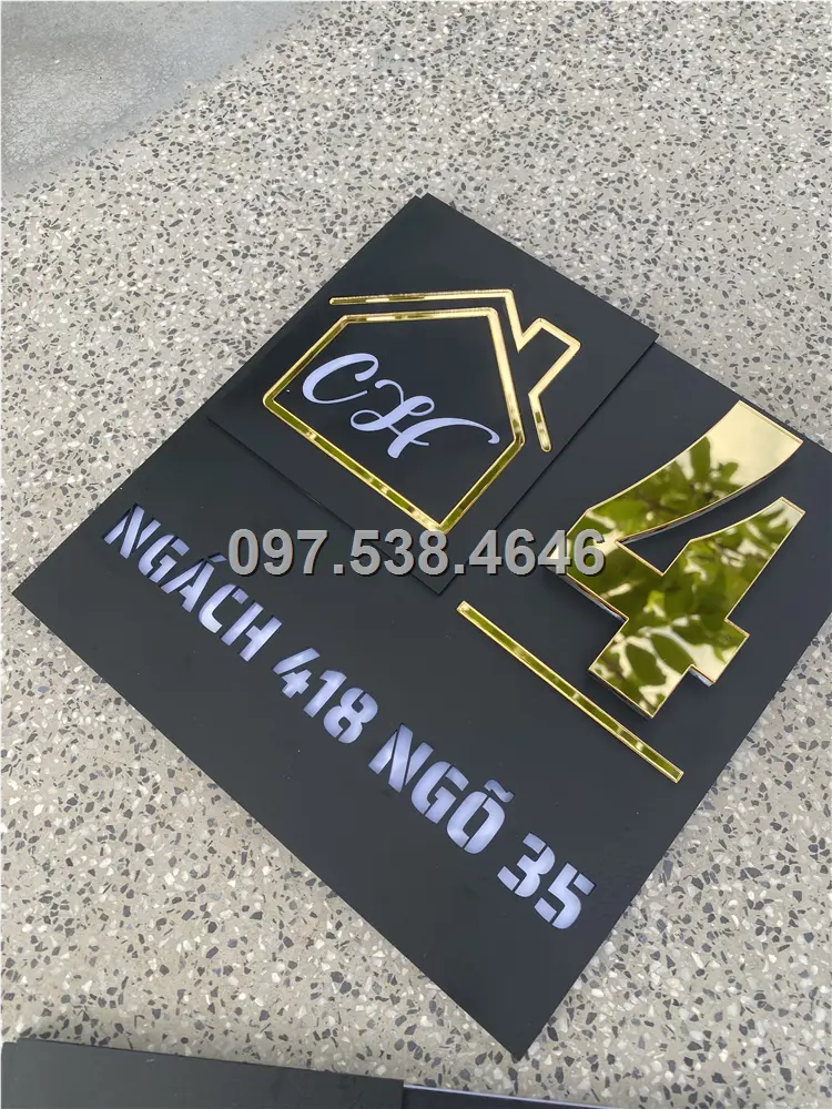 Biển Số Nhà Đẹp Hiện Đại tại Hải Phòng, phiên bản Lá Cờ Việt Nam, Kích Thước 30x20, Số Nổi 8mm, Chữ Nổi 2mm, Chất Liệu Mica, Alu , Mực Uv, Làm Theo Yêu Cầu, Miễn Phí Thiết Kế Và Miễn Phí Vận Chuyển Tận Nhà 4 Biển Số Nhà Đẹp Hiện Đại tại Hải Phòng, phiên bản Lá Cờ Việt Nam, Kích Thước 30x20, Số Nổi 8mm, Chữ Nổi 2mm, Chất Liệu Mica, Alu , Mực Uv, Làm Theo Yêu Cầu, Miễn Phí Thiết Kế Và Miễn Phí Vận Chuyển Tận Nhà - Ảnh 4