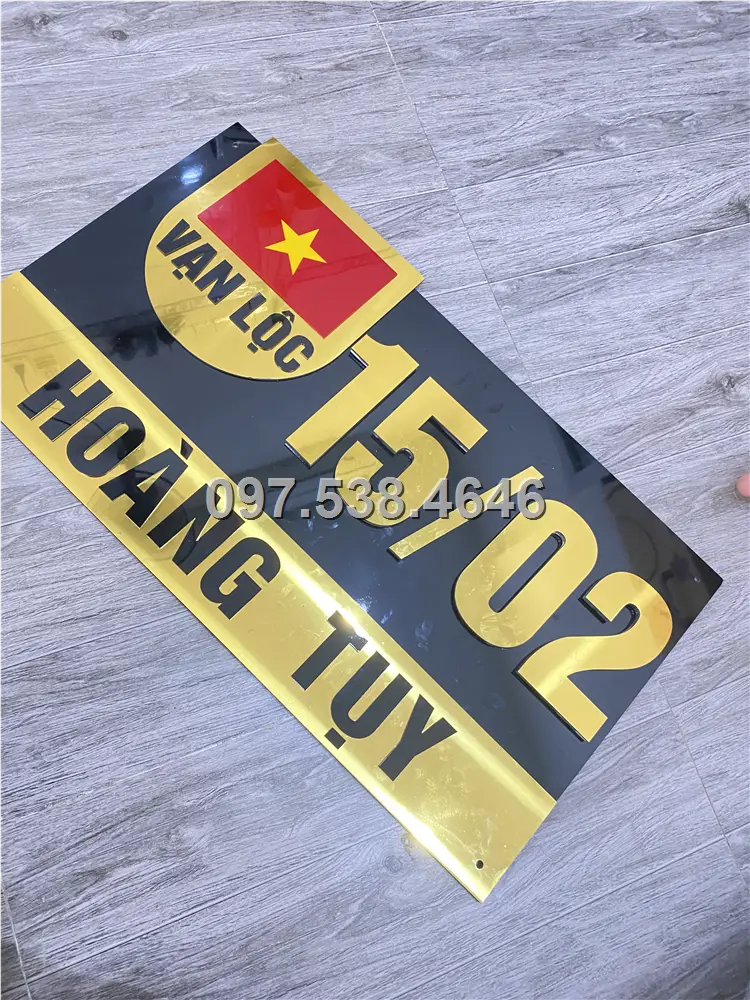 Biển Số Nhà Đẹp Hiện Đại tại Hải Phòng, phiên bản Lá Cờ Việt Nam, Kích Thước 30x20, Số Nổi 8mm, Chữ Nổi 2mm, Chất Liệu Mica, Alu , Mực Uv, Làm Theo Yêu Cầu, Miễn Phí Thiết Kế Và Miễn Phí Vận Chuyển Tận Nhà 10 Biển Số Nhà Đẹp Hiện Đại tại Hải Phòng, phiên bản Lá Cờ Việt Nam, Kích Thước 30x20, Số Nổi 8mm, Chữ Nổi 2mm, Chất Liệu Mica, Alu , Mực Uv, Làm Theo Yêu Cầu, Miễn Phí Thiết Kế Và Miễn Phí Vận Chuyển Tận Nhà - Ảnh 10