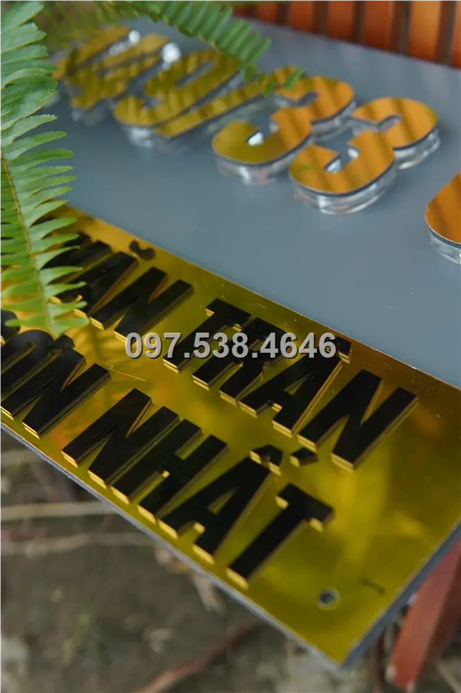 Biển Số Nhà Đẹp Hiện Đại tại Tân Uyên -Bình Dương Kích Thước 30x20, Số Nổi 8mm, Chữ Nổi 2mm, Chất Liệu Mica, Alu , Mực Uv, Làm Theo Yêu Cầu, Miễn Phí Thiết Kế Và Miễn Phí Vận Chuyển Tận Nhà 8 Biển Số Nhà Đẹp Hiện Đại tại Tân Uyên -Bình Dương
Kích Thước 30x20, Số Nổi 8mm, Chữ Nổi 2mm, Chất Liệu Mica, Alu , Mực Uv, Làm Theo Yêu Cầu, Miễn Phí Thiết Kế Và Miễn Phí Vận Chuyển Tận Nhà - Ảnh 8