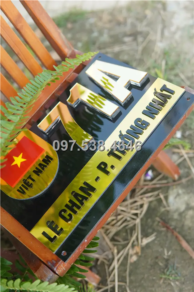 Biển Số Nhà Đẹp Hiện Đại tại Sơn La Kích Thước 30x20, Số Nổi 8mm, Chữ Nổi 2mm, Chất Liệu Mica, Alu , Mực Uv, Làm Theo Yêu Cầu, Miễn Phí Thiết Kế Và Miễn Phí Vận Chuyển Tận Nhà 3 Biển Số Nhà Đẹp Hiện Đại tại Sơn La
Kích Thước 30x20, Số Nổi 8mm, Chữ Nổi 2mm, Chất Liệu Mica, Alu , Mực Uv, Làm Theo Yêu Cầu, Miễn Phí Thiết Kế Và Miễn Phí Vận Chuyển Tận Nhà - Ảnh 3