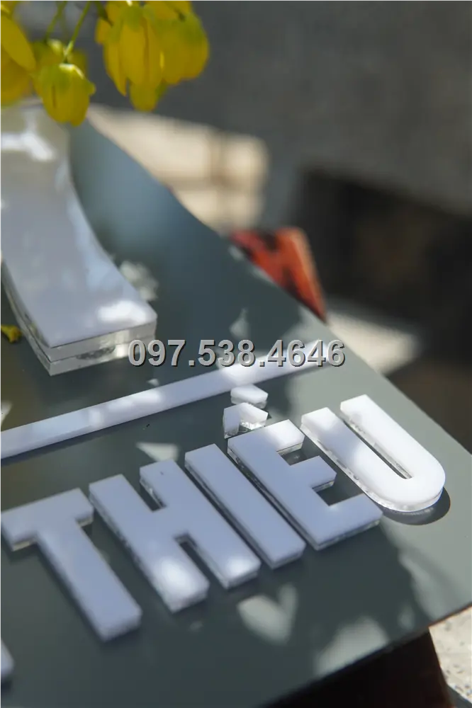 Biển Số Nhà Đẹp Hiện Đại tại Quy Nhơn (Bình Định) Kích Thước 30x20, Số Nổi 8mm, Chữ Nổi 2mm, Chất Liệu Mica, Alu , Mực Uv, Làm Theo Yêu Cầu, Miễn Phí Thiết Kế Và Miễn Phí Vận Chuyển Tận Nhà 5 Biển Số Nhà Đẹp Hiện Đại tại Quy Nhơn (Bình Định) Kích Thước 30x20, Số Nổi 8mm, Chữ Nổi 2mm, Chất Liệu Mica, Alu , Mực Uv, Làm Theo Yêu Cầu, Miễn Phí Thiết Kế Và Miễn Phí Vận Chuyển Tận Nhà - Ảnh 5