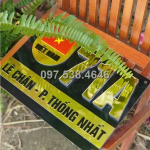 Biển Số Nhà Đẹp Hiện Đại tại Sơn La
Kích Thước 30x20, Số Nổi 8mm, Chữ Nổi 2mm, Chất Liệu Mica, Alu , Mực Uv, Làm Theo Yêu Cầu, Miễn Phí Thiết Kế Và Miễn Phí Vận Chuyển Tận Nhà