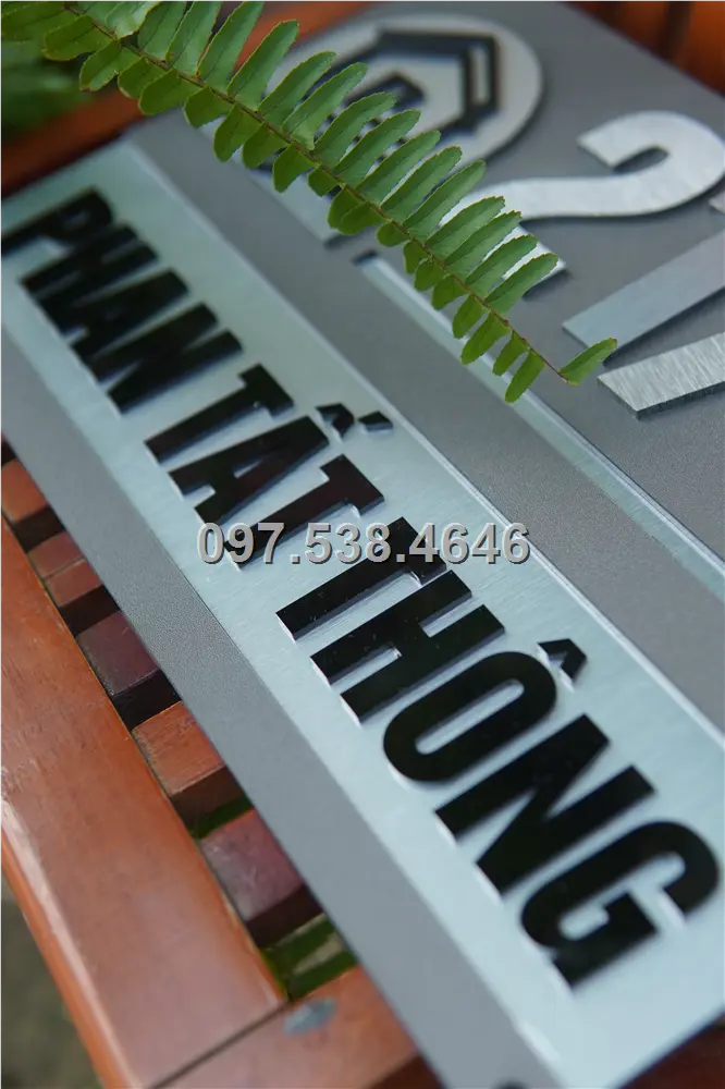 Biển Số Nhà Đẹp Hiện Đại tại Thái Bình Kích Thước 30x20, Số Nổi 8mm, Chữ Nổi 2mm, Chất Liệu Mica, Alu , Mực Uv, Làm Theo Yêu Cầu, Miễn Phí Thiết Kế Và Miễn Phí Vận Chuyển Tận Nhà 5 Biển Số Nhà Đẹp Hiện Đại tại Thái Bình
Kích Thước 30x20, Số Nổi 8mm, Chữ Nổi 2mm, Chất Liệu Mica, Alu , Mực Uv, Làm Theo Yêu Cầu, Miễn Phí Thiết Kế Và Miễn Phí Vận Chuyển Tận Nhà - Ảnh 5