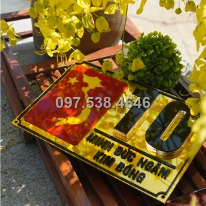Biển Số Nhà Đẹp Hiện Đại tại Quảng Ngãi Kích Thước 30x20, Số Nổi 8mm, Chữ Nổi 2mm, Chất Liệu Mica, Alu , Mực Uv, Làm Theo Yêu Cầu, Miễn Phí Thiết Kế Và Miễn Phí Vận Chuyển Tận Nhà