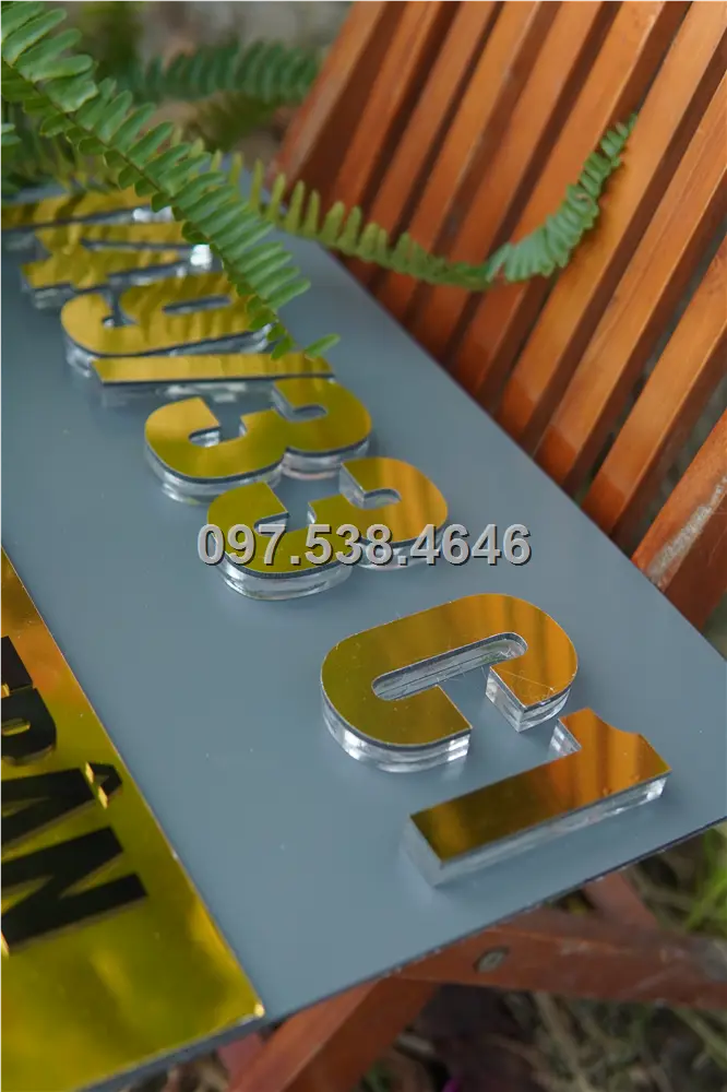 Biển Số Nhà Đẹp Hiện Đại tại Tân Uyên -Bình Dương Kích Thước 30x20, Số Nổi 8mm, Chữ Nổi 2mm, Chất Liệu Mica, Alu , Mực Uv, Làm Theo Yêu Cầu, Miễn Phí Thiết Kế Và Miễn Phí Vận Chuyển Tận Nhà 6 Biển Số Nhà Đẹp Hiện Đại tại Tân Uyên -Bình Dương
Kích Thước 30x20, Số Nổi 8mm, Chữ Nổi 2mm, Chất Liệu Mica, Alu , Mực Uv, Làm Theo Yêu Cầu, Miễn Phí Thiết Kế Và Miễn Phí Vận Chuyển Tận Nhà - Ảnh 6