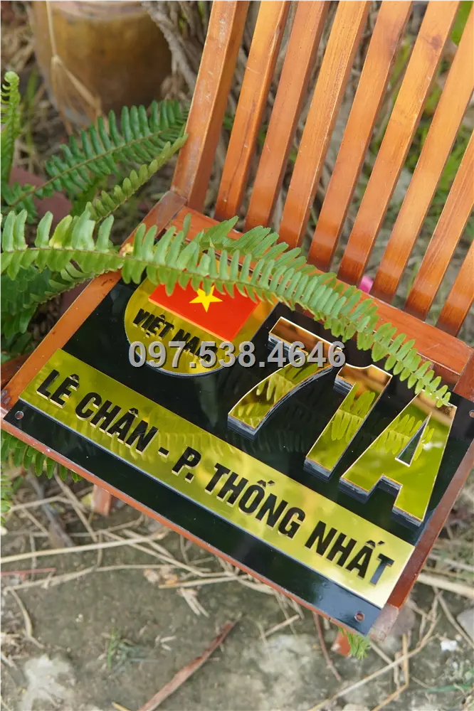 Biển Số Nhà Đẹp Hiện Đại tại Sơn La Kích Thước 30x20, Số Nổi 8mm, Chữ Nổi 2mm, Chất Liệu Mica, Alu , Mực Uv, Làm Theo Yêu Cầu, Miễn Phí Thiết Kế Và Miễn Phí Vận Chuyển Tận Nhà 2 Biển Số Nhà Đẹp Hiện Đại tại Sơn La
Kích Thước 30x20, Số Nổi 8mm, Chữ Nổi 2mm, Chất Liệu Mica, Alu , Mực Uv, Làm Theo Yêu Cầu, Miễn Phí Thiết Kế Và Miễn Phí Vận Chuyển Tận Nhà - Ảnh 2