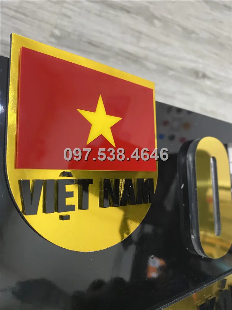 Biển Số Nhà Đẹp Hiện Đại tại Bảo Lộc (Lâm Đồng) Kích Thước 30x20, Số Nổi 8mm, Chữ Nổi 2mm, Chất Liệu Mica, Alu , Mực Uv, Làm Theo Yêu Cầu, Miễn Phí Thiết Kế Và Miễn Phí Vận Chuyển Tận Nhà 5 Biển Số Nhà Đẹp Hiện Đại tại Bảo Lộc (Lâm Đồng) Kích Thước 30x20, Số Nổi 8mm, Chữ Nổi 2mm, Chất Liệu Mica, Alu , Mực Uv, Làm Theo Yêu Cầu, Miễn Phí Thiết Kế Và Miễn Phí Vận Chuyển Tận Nhà - Ảnh 5