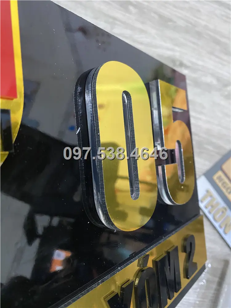 Biển Số Nhà Đẹp Hiện Đại tại Bảo Lộc (Lâm Đồng) Kích Thước 30x20, Số Nổi 8mm, Chữ Nổi 2mm, Chất Liệu Mica, Alu , Mực Uv, Làm Theo Yêu Cầu, Miễn Phí Thiết Kế Và Miễn Phí Vận Chuyển Tận Nhà 6 Biển Số Nhà Đẹp Hiện Đại tại Bảo Lộc (Lâm Đồng) Kích Thước 30x20, Số Nổi 8mm, Chữ Nổi 2mm, Chất Liệu Mica, Alu , Mực Uv, Làm Theo Yêu Cầu, Miễn Phí Thiết Kế Và Miễn Phí Vận Chuyển Tận Nhà - Ảnh 6