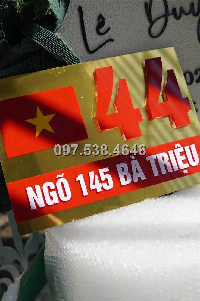 Biển Số Nhà Đẹp Hiện Đại tại Hòa Bình, Kích Thước 30x20, Số Nổi 8mm, Chữ Nổi 2mm, Chất Liệu Mica, Alu , Mực Uv, Làm Theo Yêu Cầu, Miễn Phí Thiết Kế Và Miễn Phí Vận Chuyển Tận Nhà 1 Biển Số Nhà Đẹp Hiện Đại tại Hòa Bình, Kích Thước 30x20, Số Nổi 8mm, Chữ Nổi 2mm, Chất Liệu Mica, Alu , Mực Uv, Làm Theo Yêu Cầu, Miễn Phí Thiết Kế Và Miễn Phí Vận Chuyển Tận Nhà