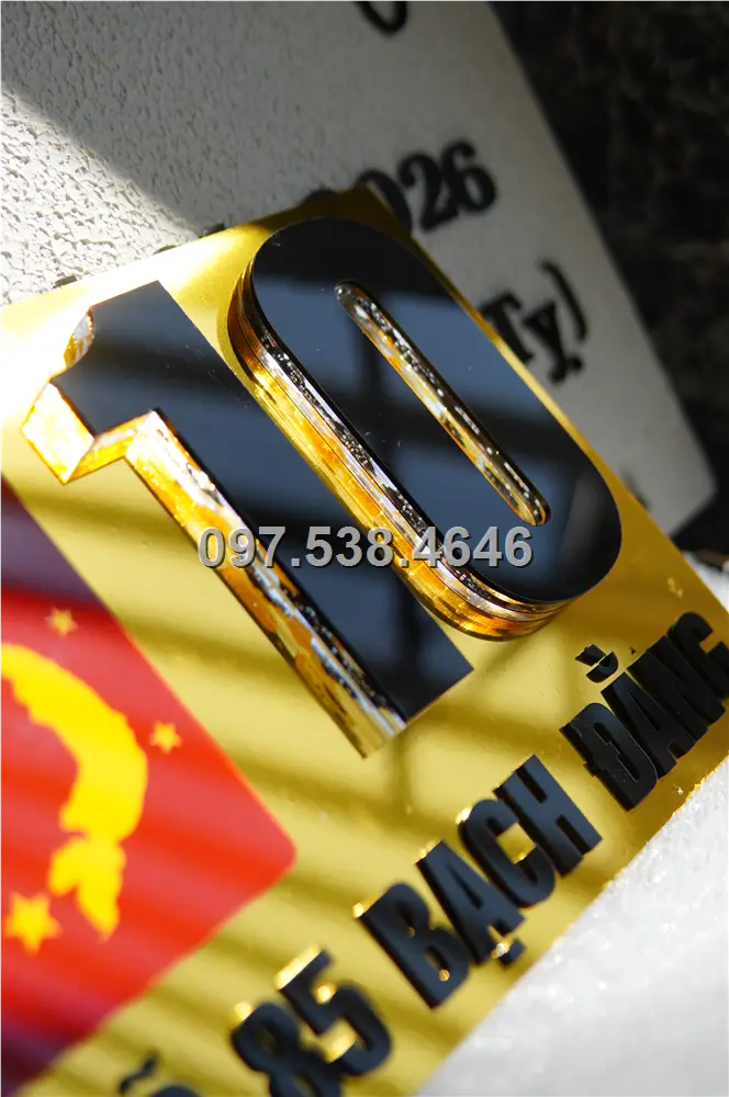 Biển Số Nhà Đẹp Hiện Đại tại Hồng Ngự (Đồng Tháp) , Kích Thước 30x20, Số Nổi 8mm, Chữ Nổi 2mm, Chất Liệu Mica, Alu , Mực Uv, Làm Theo Yêu Cầu, Miễn Phí Thiết Kế Và Miễn Phí Vận Chuyển Tận Nhà 3 Biển Số Nhà Đẹp Hiện Đại tại Hồng Ngự (Đồng Tháp)
, Kích Thước 30x20, Số Nổi 8mm, Chữ Nổi 2mm, Chất Liệu Mica, Alu , Mực Uv, Làm Theo Yêu Cầu, Miễn Phí Thiết Kế Và Miễn Phí Vận Chuyển Tận Nhà - Ảnh 3