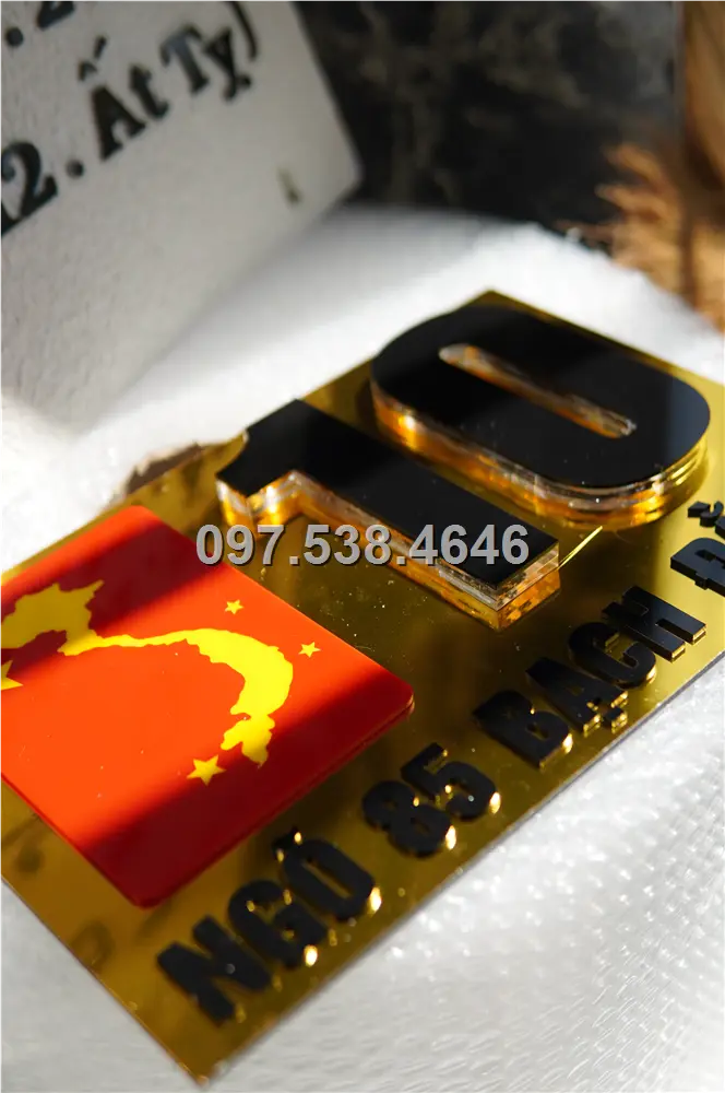 Biển Số Nhà Đẹp Hiện Đại tại Hồng Ngự (Đồng Tháp) , Kích Thước 30x20, Số Nổi 8mm, Chữ Nổi 2mm, Chất Liệu Mica, Alu , Mực Uv, Làm Theo Yêu Cầu, Miễn Phí Thiết Kế Và Miễn Phí Vận Chuyển Tận Nhà 9 Biển Số Nhà Đẹp Hiện Đại tại Hồng Ngự (Đồng Tháp)
, Kích Thước 30x20, Số Nổi 8mm, Chữ Nổi 2mm, Chất Liệu Mica, Alu , Mực Uv, Làm Theo Yêu Cầu, Miễn Phí Thiết Kế Và Miễn Phí Vận Chuyển Tận Nhà - Ảnh 9