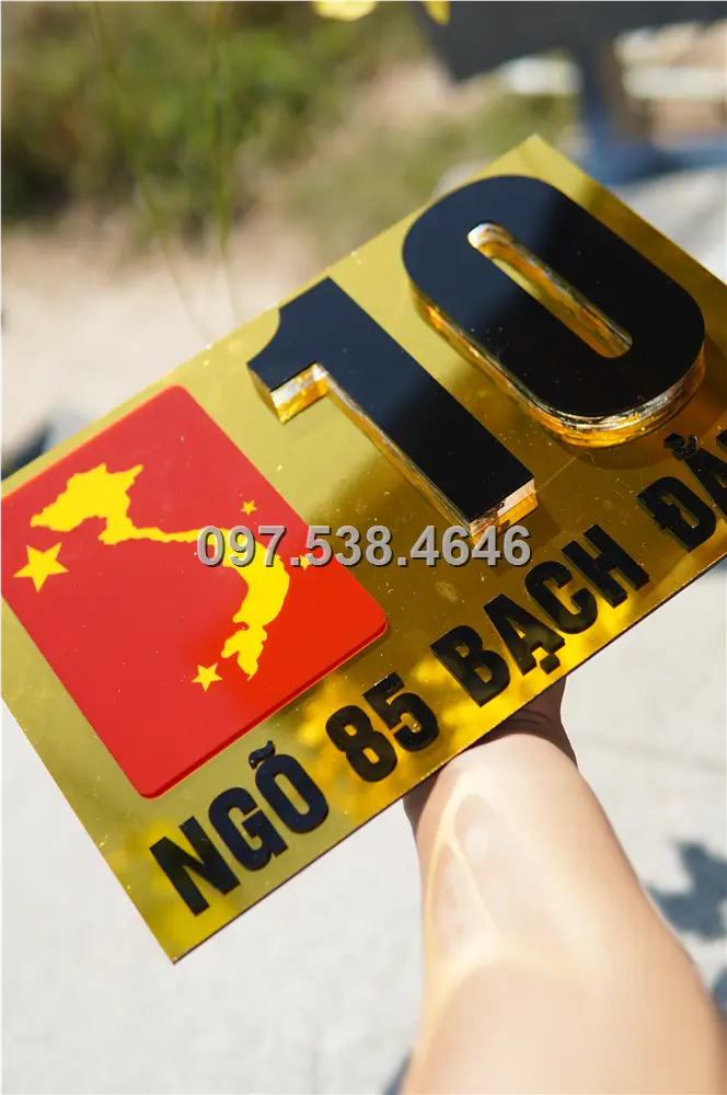 Biển Số Nhà Đẹp Hiện Đại tại Hồng Ngự (Đồng Tháp) , Kích Thước 30x20, Số Nổi 8mm, Chữ Nổi 2mm, Chất Liệu Mica, Alu , Mực Uv, Làm Theo Yêu Cầu, Miễn Phí Thiết Kế Và Miễn Phí Vận Chuyển Tận Nhà 2 Biển Số Nhà Đẹp Hiện Đại tại Hồng Ngự (Đồng Tháp)
, Kích Thước 30x20, Số Nổi 8mm, Chữ Nổi 2mm, Chất Liệu Mica, Alu , Mực Uv, Làm Theo Yêu Cầu, Miễn Phí Thiết Kế Và Miễn Phí Vận Chuyển Tận Nhà - Ảnh 2