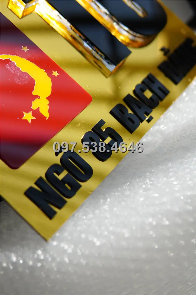 Biển Số Nhà Đẹp Hiện Đại tại Hồng Ngự (Đồng Tháp) , Kích Thước 30x20, Số Nổi 8mm, Chữ Nổi 2mm, Chất Liệu Mica, Alu , Mực Uv, Làm Theo Yêu Cầu, Miễn Phí Thiết Kế Và Miễn Phí Vận Chuyển Tận Nhà 5 Biển Số Nhà Đẹp Hiện Đại tại Hồng Ngự (Đồng Tháp)
, Kích Thước 30x20, Số Nổi 8mm, Chữ Nổi 2mm, Chất Liệu Mica, Alu , Mực Uv, Làm Theo Yêu Cầu, Miễn Phí Thiết Kế Và Miễn Phí Vận Chuyển Tận Nhà - Ảnh 5