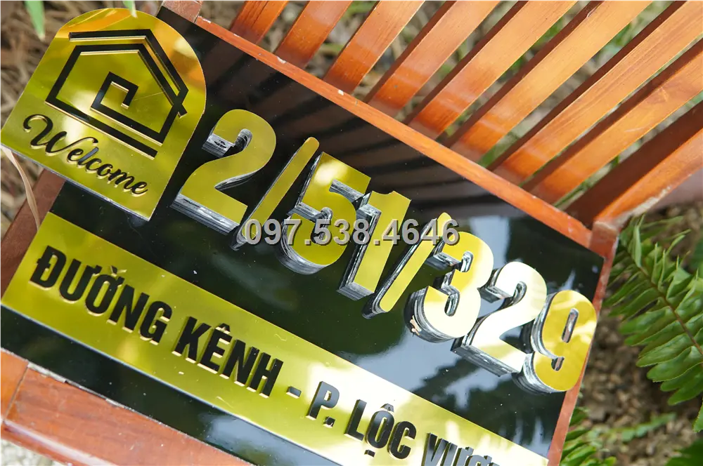 Biển Số Nhà Đẹp Hiện Đại tại Hưng Yên , Kích Thước 30x20, Số Nổi 8mm, Chữ Nổi 2mm, Chất Liệu Mica, Alu , Mực Uv, Làm Theo Yêu Cầu, Miễn Phí Thiết Kế Và Miễn Phí Vận Chuyển Tận Nhà 4 Biển Số Nhà Đẹp Hiện Đại tại Hưng Yên , Kích Thước 30x20, Số Nổi 8mm, Chữ Nổi 2mm, Chất Liệu Mica, Alu , Mực Uv, Làm Theo Yêu Cầu, Miễn Phí Thiết Kế Và Miễn Phí Vận Chuyển Tận Nhà - Ảnh 4