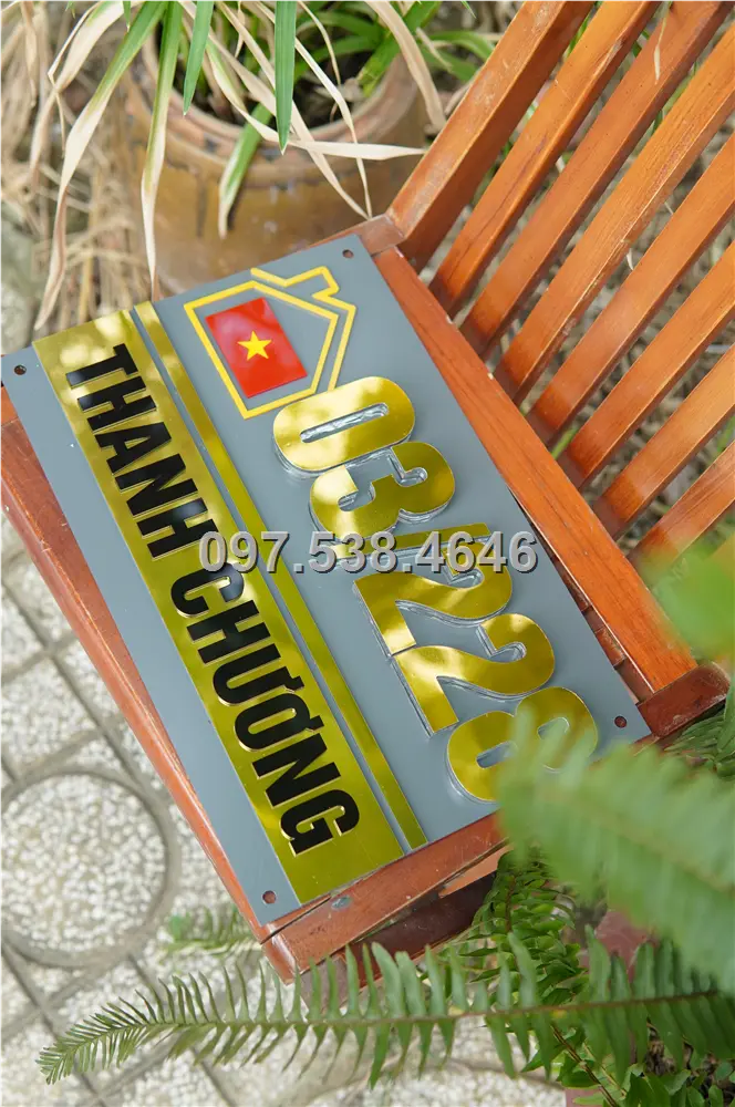 Biển Số Nhà Đẹp Hiện Đại tại Kon Tum, Kích Thước 30x20, Số Nổi 8mm, Chữ Nổi 2mm, Chất Liệu Mica, Alu , Mực Uv, Làm Theo Yêu Cầu, Miễn Phí Thiết Kế Và Miễn Phí Vận Chuyển Tận Nhà 8 Biển Số Nhà Đẹp Hiện Đại tại Kon Tum, Kích Thước 30x20, Số Nổi 8mm, Chữ Nổi 2mm, Chất Liệu Mica, Alu , Mực Uv, Làm Theo Yêu Cầu, Miễn Phí Thiết Kế Và Miễn Phí Vận Chuyển Tận Nhà - Ảnh 8