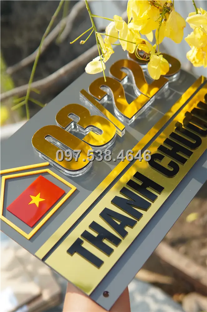 Biển Số Nhà Đẹp Hiện Đại tại Kon Tum, Kích Thước 30x20, Số Nổi 8mm, Chữ Nổi 2mm, Chất Liệu Mica, Alu , Mực Uv, Làm Theo Yêu Cầu, Miễn Phí Thiết Kế Và Miễn Phí Vận Chuyển Tận Nhà 10 Biển Số Nhà Đẹp Hiện Đại tại Kon Tum, Kích Thước 30x20, Số Nổi 8mm, Chữ Nổi 2mm, Chất Liệu Mica, Alu , Mực Uv, Làm Theo Yêu Cầu, Miễn Phí Thiết Kế Và Miễn Phí Vận Chuyển Tận Nhà - Ảnh 10