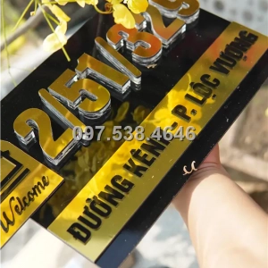 Biển Số Nhà Đẹp Hiện Đại tại Lạng Sơn
, Kích Thước 30x20, Số Nổi 8mm, Chữ Nổi 2mm, Chất Liệu Mica, Alu , Mực Uv, Làm Theo Yêu Cầu, Miễn Phí Thiết Kế Và Miễn Phí Vận Chuyển Tận Nhà