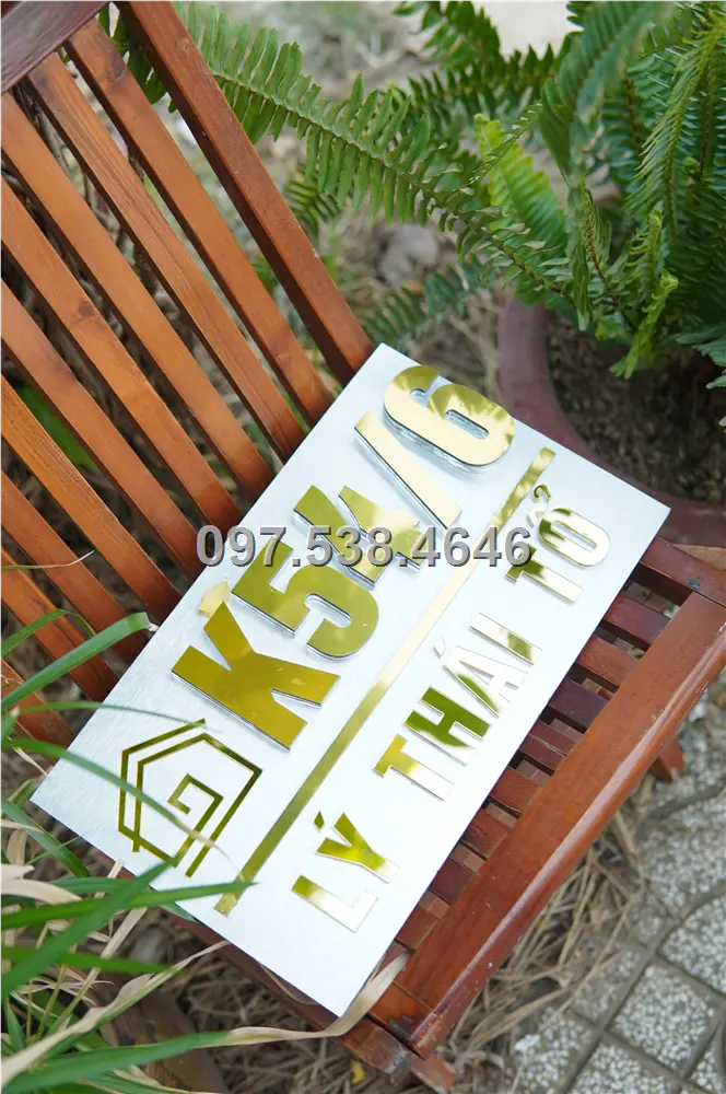 Biển Số Nhà Đẹp Hiện Đại tại Móng Cái (Quảng Ninh) , Kích Thước 30x20, Số Nổi 8mm, Chữ Nổi 2mm, Chất Liệu Mica, Alu , Mực Uv, Làm Theo Yêu Cầu, Miễn Phí Thiết Kế Và Miễn Phí Vận Chuyển Tận Nhà 1 Biển Số Nhà Đẹp Hiện Đại tại Móng Cái (Quảng Ninh) , Kích Thước 30x20, Số Nổi 8mm, Chữ Nổi 2mm, Chất Liệu Mica, Alu , Mực Uv, Làm Theo Yêu Cầu, Miễn Phí Thiết Kế Và Miễn Phí Vận Chuyển Tận Nhà