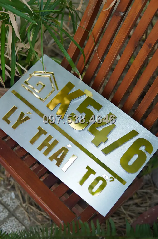 Biển Số Nhà Đẹp Hiện Đại tại Móng Cái (Quảng Ninh) , Kích Thước 30x20, Số Nổi 8mm, Chữ Nổi 2mm, Chất Liệu Mica, Alu , Mực Uv, Làm Theo Yêu Cầu, Miễn Phí Thiết Kế Và Miễn Phí Vận Chuyển Tận Nhà 4 Biển Số Nhà Đẹp Hiện Đại tại Móng Cái (Quảng Ninh) , Kích Thước 30x20, Số Nổi 8mm, Chữ Nổi 2mm, Chất Liệu Mica, Alu , Mực Uv, Làm Theo Yêu Cầu, Miễn Phí Thiết Kế Và Miễn Phí Vận Chuyển Tận Nhà - Ảnh 4