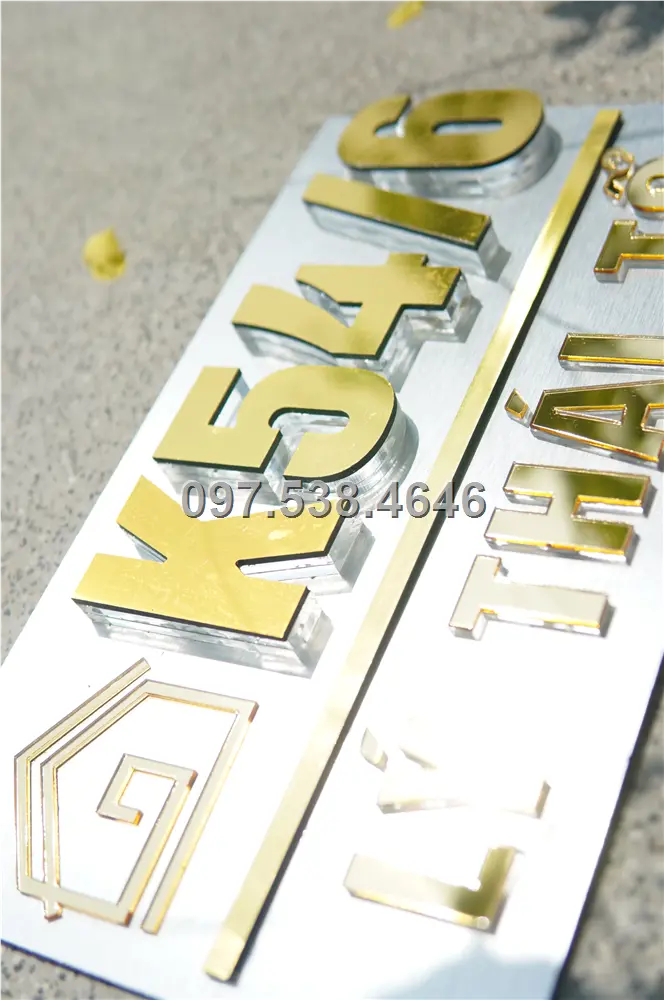 Biển Số Nhà Đẹp Hiện Đại tại Móng Cái (Quảng Ninh) , Kích Thước 30x20, Số Nổi 8mm, Chữ Nổi 2mm, Chất Liệu Mica, Alu , Mực Uv, Làm Theo Yêu Cầu, Miễn Phí Thiết Kế Và Miễn Phí Vận Chuyển Tận Nhà 10 Biển Số Nhà Đẹp Hiện Đại tại Móng Cái (Quảng Ninh) , Kích Thước 30x20, Số Nổi 8mm, Chữ Nổi 2mm, Chất Liệu Mica, Alu , Mực Uv, Làm Theo Yêu Cầu, Miễn Phí Thiết Kế Và Miễn Phí Vận Chuyển Tận Nhà - Ảnh 10