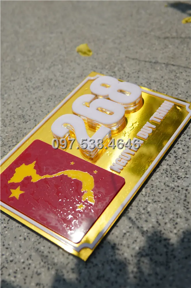 Biển Số Nhà Đẹp Hiện Đại tại Mỹ Tho (Tiền Giang), Kích Thước 30x20, Số Nổi 8mm, Chữ Nổi 2mm, Chất Liệu Mica, Alu , Mực Uv, Làm Theo Yêu Cầu, Miễn Phí Thiết Kế Và Miễn Phí Vận Chuyển Tận Nhà 8 Biển Số Nhà Đẹp Hiện Đại tại Mỹ Tho (Tiền Giang), Kích Thước 30x20, Số Nổi 8mm, Chữ Nổi 2mm, Chất Liệu Mica, Alu , Mực Uv, Làm Theo Yêu Cầu, Miễn Phí Thiết Kế Và Miễn Phí Vận Chuyển Tận Nhà - Ảnh 8