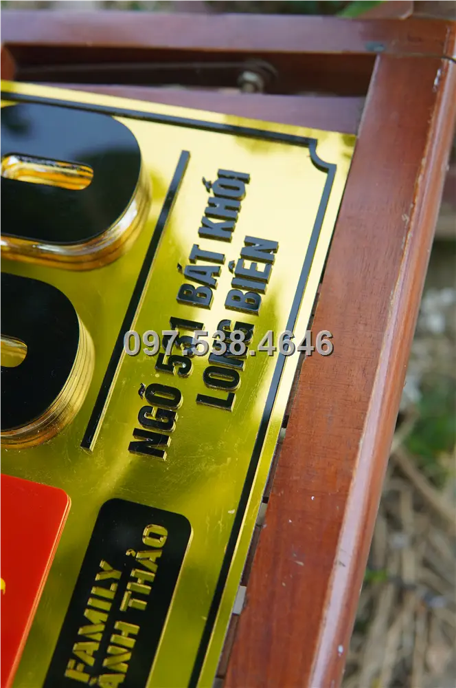 Biển Số Nhà Đẹp Hiện Đại tại Ngã Bảy (Hậu Giang) , Kích Thước 30x20, Số Nổi 8mm, Chữ Nổi 2mm, Chất Liệu Mica, Alu , Mực Uv, Làm Theo Yêu Cầu, Miễn Phí Thiết Kế Và Miễn Phí Vận Chuyển Tận Nhà 4 Biển Số Nhà Đẹp Hiện Đại tại Ngã Bảy (Hậu Giang)
, Kích Thước 30x20, Số Nổi 8mm, Chữ Nổi 2mm, Chất Liệu Mica, Alu , Mực Uv, Làm Theo Yêu Cầu, Miễn Phí Thiết Kế Và Miễn Phí Vận Chuyển Tận Nhà - Ảnh 4