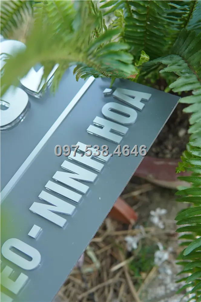 Biển Số Nhà Đẹp Hiện Đại tại Nam Định . Kích Thước 30x20, Số Nổi 8mm, Chữ Nổi 2mm, Chất Liệu Mica, Alu , Mực Uv, Làm Theo Yêu Cầu, Miễn Phí Thiết Kế Và Miễn Phí Vận Chuyển Tận Nhà 5 Biển Số Nhà Đẹp Hiện Đại tại Nam Định . Kích Thước 30x20, Số Nổi 8mm, Chữ Nổi 2mm, Chất Liệu Mica, Alu , Mực Uv, Làm Theo Yêu Cầu, Miễn Phí Thiết Kế Và Miễn Phí Vận Chuyển Tận Nhà - Ảnh 5