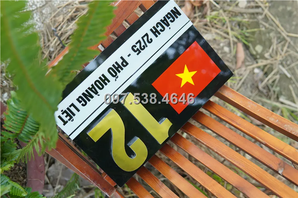 Biển Số Nhà Đẹp Hiện Đại tại Phan Rang-Tháp Chàm (Ninh Thuận), Kích Thước 30x20, Số Nổi 8mm, Chữ Nổi 2mm, Chất Liệu Mica, Alu , Mực Uv, Làm Theo Yêu Cầu, Miễn Phí Thiết Kế Và Miễn Phí Vận Chuyển Tận Nhà 7 Biển Số Nhà Đẹp Hiện Đại tại Phan Rang-Tháp Chàm (Ninh Thuận), Kích Thước 30x20, Số Nổi 8mm, Chữ Nổi 2mm, Chất Liệu Mica, Alu , Mực Uv, Làm Theo Yêu Cầu, Miễn Phí Thiết Kế Và Miễn Phí Vận Chuyển Tận Nhà - Ảnh 7