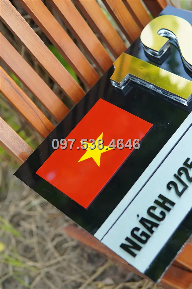 Biển Số Nhà Đẹp Hiện Đại tại Phan Rang-Tháp Chàm (Ninh Thuận), Kích Thước 30x20, Số Nổi 8mm, Chữ Nổi 2mm, Chất Liệu Mica, Alu , Mực Uv, Làm Theo Yêu Cầu, Miễn Phí Thiết Kế Và Miễn Phí Vận Chuyển Tận Nhà 2 Biển Số Nhà Đẹp Hiện Đại tại Phan Rang-Tháp Chàm (Ninh Thuận), Kích Thước 30x20, Số Nổi 8mm, Chữ Nổi 2mm, Chất Liệu Mica, Alu , Mực Uv, Làm Theo Yêu Cầu, Miễn Phí Thiết Kế Và Miễn Phí Vận Chuyển Tận Nhà - Ảnh 2