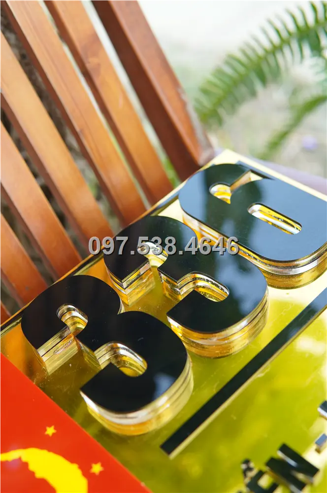 Biển Số Nhà Đẹp Hiện Đại tại Phan Thiết (Bình Thuận) Kích Thước 30x20, Số Nổi 8mm, Chữ Nổi 2mm, Chất Liệu Mica, Alu , Mực Uv, Làm Theo Yêu Cầu, Miễn Phí Thiết Kế Và Miễn Phí Vận Chuyển Tận Nhà 8 Biển Số Nhà Đẹp Hiện Đại tại Phan Thiết (Bình Thuận) Kích Thước 30x20, Số Nổi 8mm, Chữ Nổi 2mm, Chất Liệu Mica, Alu , Mực Uv, Làm Theo Yêu Cầu, Miễn Phí Thiết Kế Và Miễn Phí Vận Chuyển Tận Nhà - Ảnh 8