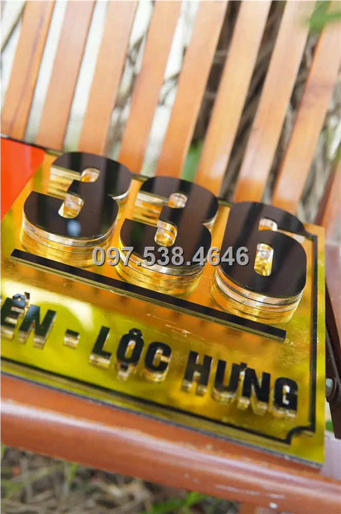 Biển Số Nhà Đẹp Hiện Đại tại Phan Thiết (Bình Thuận) Kích Thước 30x20, Số Nổi 8mm, Chữ Nổi 2mm, Chất Liệu Mica, Alu , Mực Uv, Làm Theo Yêu Cầu, Miễn Phí Thiết Kế Và Miễn Phí Vận Chuyển Tận Nhà 7 Biển Số Nhà Đẹp Hiện Đại tại Phan Thiết (Bình Thuận) Kích Thước 30x20, Số Nổi 8mm, Chữ Nổi 2mm, Chất Liệu Mica, Alu , Mực Uv, Làm Theo Yêu Cầu, Miễn Phí Thiết Kế Và Miễn Phí Vận Chuyển Tận Nhà - Ảnh 7