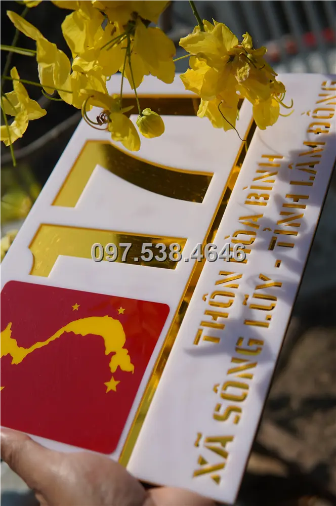 Biển Số Nhà Đẹp Hiện Đại tại Phú Quốc (Kiên Giang) Kích Thước 30x20, Số Nổi 8mm, Chữ Nổi 2mm, Chất Liệu Mica, Alu , Mực Uv, Làm Theo Yêu Cầu, Miễn Phí Thiết Kế Và Miễn Phí Vận Chuyển Tận Nhà 5 Biển Số Nhà Đẹp Hiện Đại tại Phú Quốc (Kiên Giang) Kích Thước 30x20, Số Nổi 8mm, Chữ Nổi 2mm, Chất Liệu Mica, Alu , Mực Uv, Làm Theo Yêu Cầu, Miễn Phí Thiết Kế Và Miễn Phí Vận Chuyển Tận Nhà - Ảnh 5