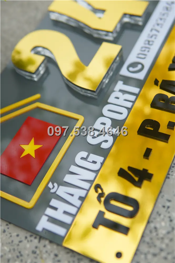 Biển Số Nhà Đẹp Hiện Đại tại Rạch Giá -Kiên Giang , Kích Thước 30x20, Số Nổi 8mm, Chữ Nổi 2mm, Chất Liệu Mica, Alu , Mực Uv, Làm Theo Yêu Cầu, Miễn Phí Thiết Kế Và Miễn Phí Vận Chuyển Tận Nhà 8 Biển Số Nhà Đẹp Hiện Đại tại Rạch Giá -Kiên Giang
, Kích Thước 30x20, Số Nổi 8mm, Chữ Nổi 2mm, Chất Liệu Mica, Alu , Mực Uv, Làm Theo Yêu Cầu, Miễn Phí Thiết Kế Và Miễn Phí Vận Chuyển Tận Nhà - Ảnh 8
