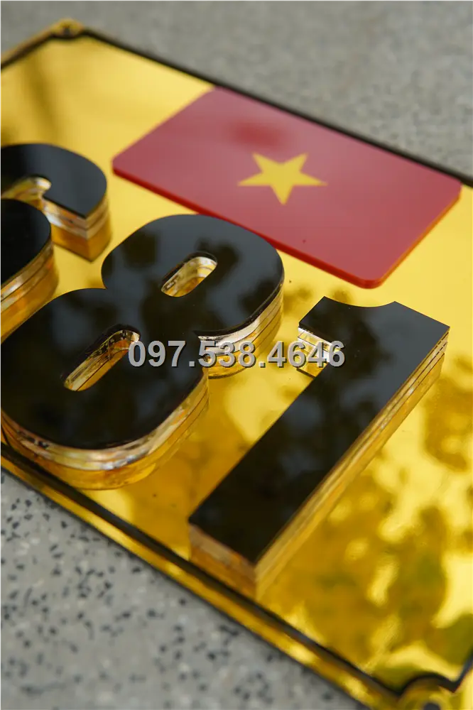 Biển Số Nhà Đẹp Hiện Đại tại Quy Nhơn (Bình Định) Kích Thước 30x20, Số Nổi 8mm, Chữ Nổi 2mm, Chất Liệu Mica, Alu , Mực Uv, Làm Theo Yêu Cầu, Miễn Phí Thiết Kế Và Miễn Phí Vận Chuyển Tận Nhà 3 Biển Số Nhà Đẹp Hiện Đại tại Quy Nhơn (Bình Định) Kích Thước 30x20, Số Nổi 8mm, Chữ Nổi 2mm, Chất Liệu Mica, Alu , Mực Uv, Làm Theo Yêu Cầu, Miễn Phí Thiết Kế Và Miễn Phí Vận Chuyển Tận Nhà - Ảnh 3