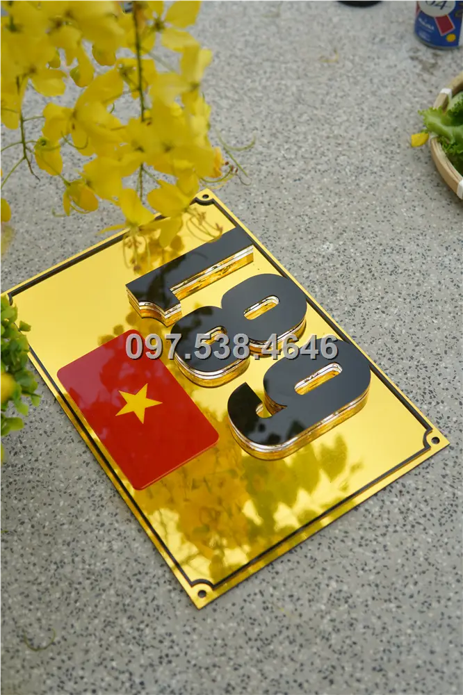 Biển Số Nhà Đẹp Hiện Đại tại Quy Nhơn (Bình Định) Kích Thước 30x20, Số Nổi 8mm, Chữ Nổi 2mm, Chất Liệu Mica, Alu , Mực Uv, Làm Theo Yêu Cầu, Miễn Phí Thiết Kế Và Miễn Phí Vận Chuyển Tận Nhà 10 Biển Số Nhà Đẹp Hiện Đại tại Quy Nhơn (Bình Định) Kích Thước 30x20, Số Nổi 8mm, Chữ Nổi 2mm, Chất Liệu Mica, Alu , Mực Uv, Làm Theo Yêu Cầu, Miễn Phí Thiết Kế Và Miễn Phí Vận Chuyển Tận Nhà - Ảnh 10