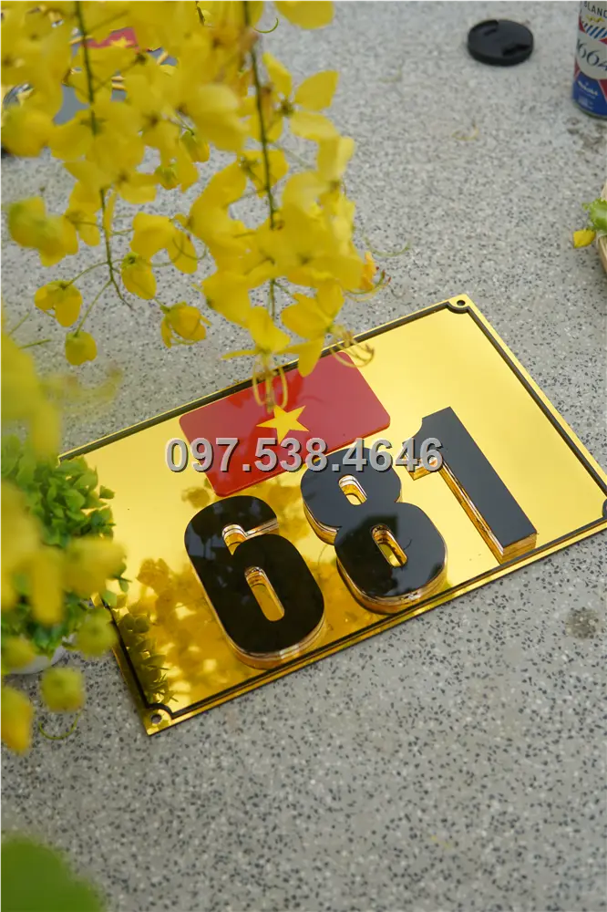 Biển Số Nhà Đẹp Hiện Đại tại Quy Nhơn (Bình Định) Kích Thước 30x20, Số Nổi 8mm, Chữ Nổi 2mm, Chất Liệu Mica, Alu , Mực Uv, Làm Theo Yêu Cầu, Miễn Phí Thiết Kế Và Miễn Phí Vận Chuyển Tận Nhà 9 Biển Số Nhà Đẹp Hiện Đại tại Quy Nhơn (Bình Định) Kích Thước 30x20, Số Nổi 8mm, Chữ Nổi 2mm, Chất Liệu Mica, Alu , Mực Uv, Làm Theo Yêu Cầu, Miễn Phí Thiết Kế Và Miễn Phí Vận Chuyển Tận Nhà - Ảnh 9