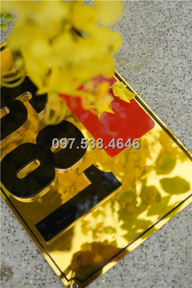 Biển Số Nhà Đẹp Hiện Đại tại Quy Nhơn (Bình Định) Kích Thước 30x20, Số Nổi 8mm, Chữ Nổi 2mm, Chất Liệu Mica, Alu , Mực Uv, Làm Theo Yêu Cầu, Miễn Phí Thiết Kế Và Miễn Phí Vận Chuyển Tận Nhà 2 Biển Số Nhà Đẹp Hiện Đại tại Quy Nhơn (Bình Định) Kích Thước 30x20, Số Nổi 8mm, Chữ Nổi 2mm, Chất Liệu Mica, Alu , Mực Uv, Làm Theo Yêu Cầu, Miễn Phí Thiết Kế Và Miễn Phí Vận Chuyển Tận Nhà - Ảnh 2