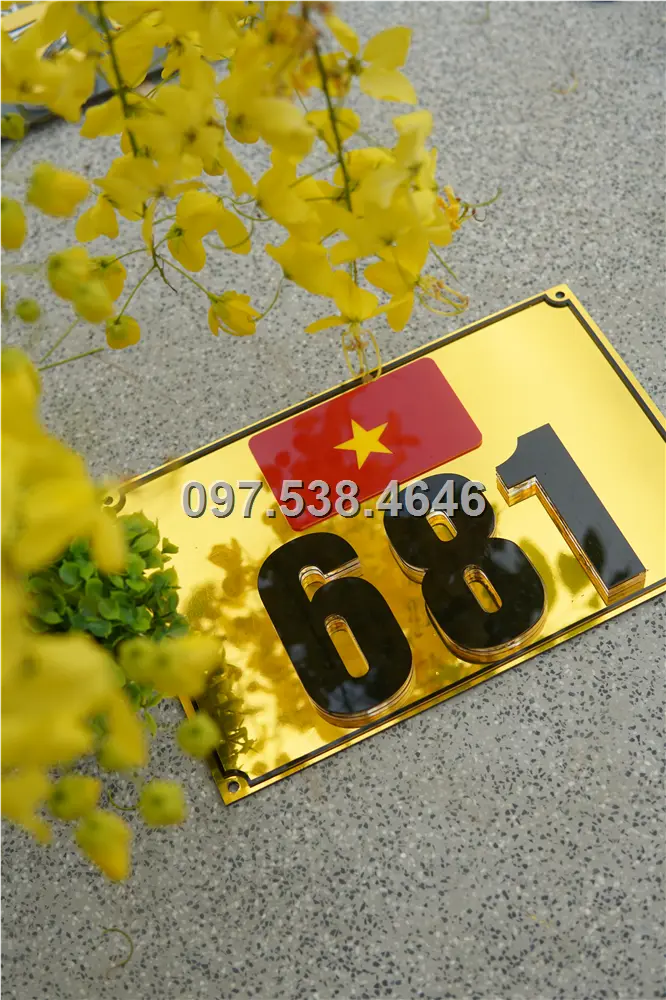 Biển Số Nhà Đẹp Hiện Đại tại Quy Nhơn (Bình Định) Kích Thước 30x20, Số Nổi 8mm, Chữ Nổi 2mm, Chất Liệu Mica, Alu , Mực Uv, Làm Theo Yêu Cầu, Miễn Phí Thiết Kế Và Miễn Phí Vận Chuyển Tận Nhà 8 Biển Số Nhà Đẹp Hiện Đại tại Quy Nhơn (Bình Định) Kích Thước 30x20, Số Nổi 8mm, Chữ Nổi 2mm, Chất Liệu Mica, Alu , Mực Uv, Làm Theo Yêu Cầu, Miễn Phí Thiết Kế Và Miễn Phí Vận Chuyển Tận Nhà - Ảnh 8