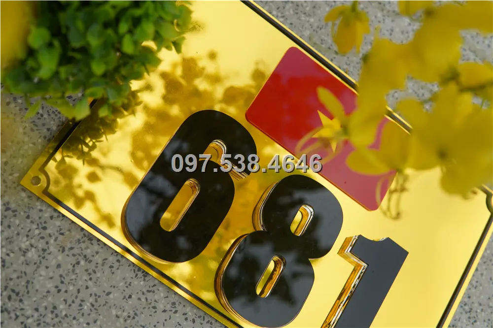 Biển Số Nhà Đẹp Hiện Đại tại Quy Nhơn (Bình Định) Kích Thước 30x20, Số Nổi 8mm, Chữ Nổi 2mm, Chất Liệu Mica, Alu , Mực Uv, Làm Theo Yêu Cầu, Miễn Phí Thiết Kế Và Miễn Phí Vận Chuyển Tận Nhà 5 Biển Số Nhà Đẹp Hiện Đại tại Quy Nhơn (Bình Định) Kích Thước 30x20, Số Nổi 8mm, Chữ Nổi 2mm, Chất Liệu Mica, Alu , Mực Uv, Làm Theo Yêu Cầu, Miễn Phí Thiết Kế Và Miễn Phí Vận Chuyển Tận Nhà - Ảnh 5