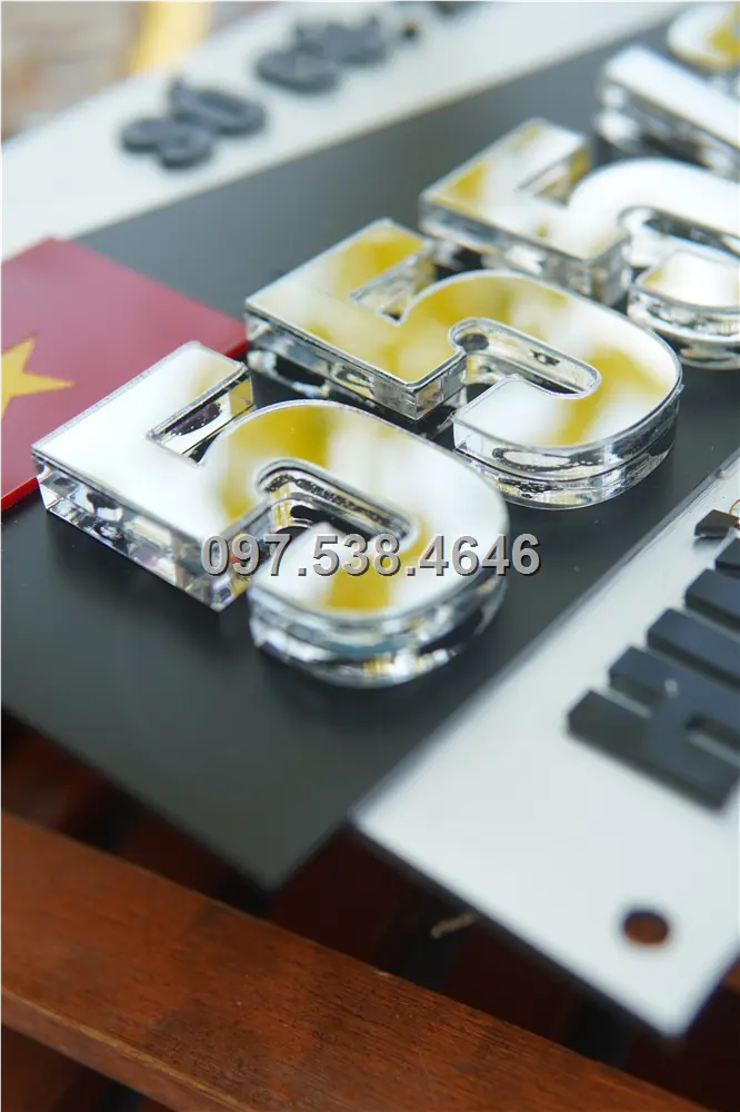 Biển Số Nhà Đẹp Hiện Đại tại Sa Đéc -Đồng Tháp Kích Thước 30x20, Số Nổi 8mm, Chữ Nổi 2mm, Chất Liệu Mica, Alu , Mực Uv, Làm Theo Yêu Cầu, Miễn Phí Thiết Kế Và Miễn Phí Vận Chuyển Tận Nhà 2 Biển Số Nhà Đẹp Hiện Đại tại Sa Đéc -Đồng Tháp
Kích Thước 30x20, Số Nổi 8mm, Chữ Nổi 2mm, Chất Liệu Mica, Alu , Mực Uv, Làm Theo Yêu Cầu, Miễn Phí Thiết Kế Và Miễn Phí Vận Chuyển Tận Nhà - Ảnh 2