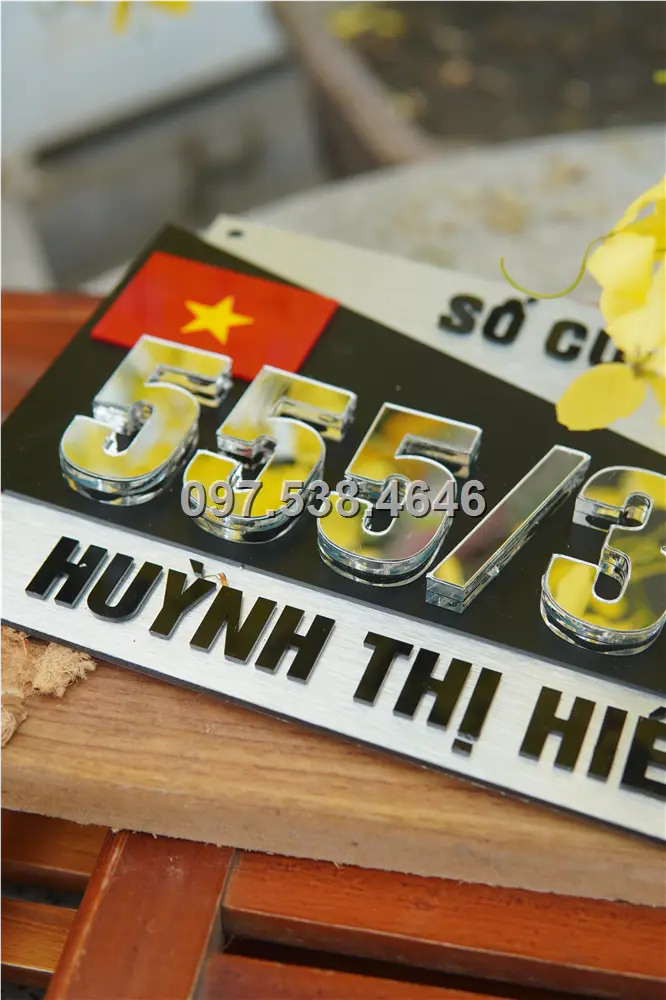 Biển Số Nhà Đẹp Hiện Đại tại Sóc Trăng , Kích Thước 30x20, Số Nổi 8mm, Chữ Nổi 2mm, Chất Liệu Mica, Alu , Mực Uv, Làm Theo Yêu Cầu, Miễn Phí Thiết Kế Và Miễn Phí Vận Chuyển Tận Nhà 11 Biển Số Nhà Đẹp Hiện Đại tại Sóc Trăng
, Kích Thước 30x20, Số Nổi 8mm, Chữ Nổi 2mm, Chất Liệu Mica, Alu , Mực Uv, Làm Theo Yêu Cầu, Miễn Phí Thiết Kế Và Miễn Phí Vận Chuyển Tận Nhà - Ảnh 11